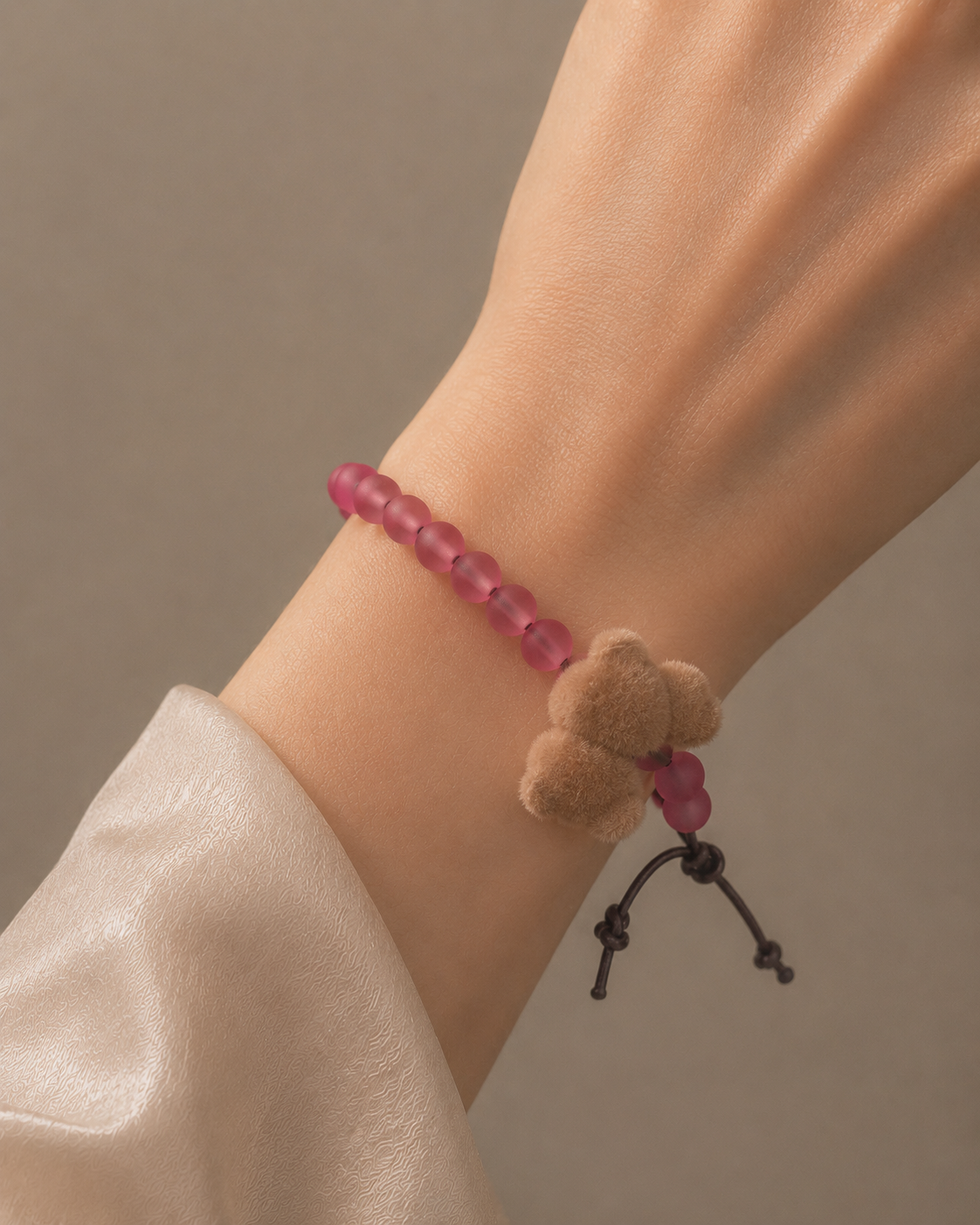 Teddy Blush Armbånd